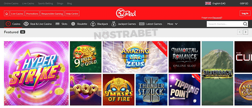 32Red Casino Games