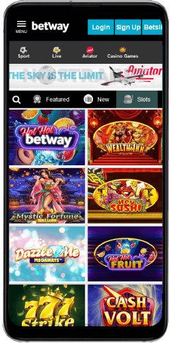 betway slots on andorid