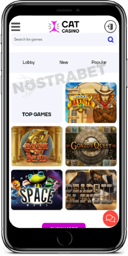 catcasino mobile website