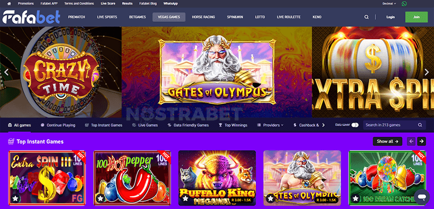 Fafabet Casino Games