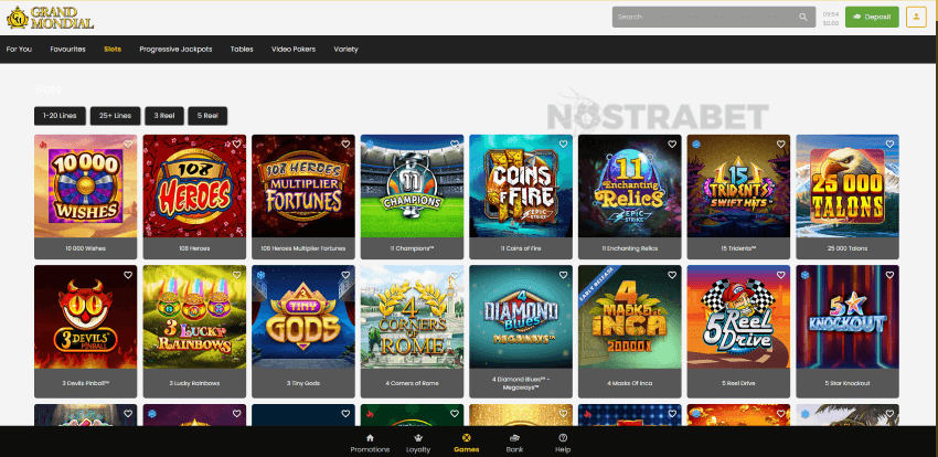 grand mondial casino slots