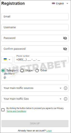 parimatch affiliates registration