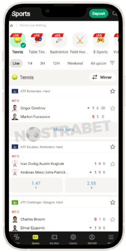 parimatch ios app live tennis