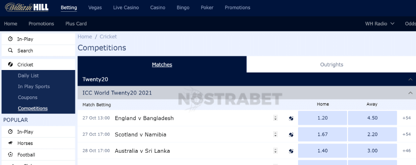 williamhill t20 world cup betting